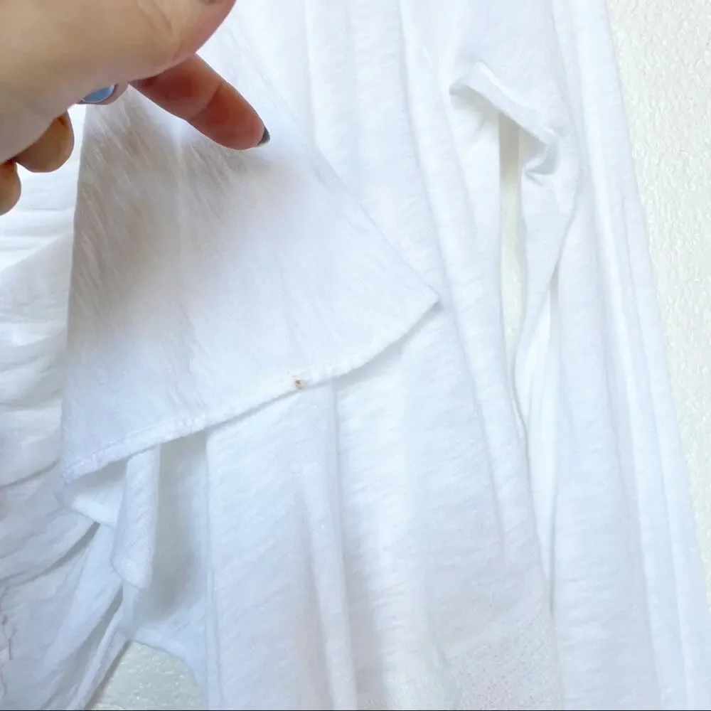 Ella Moss white ruched